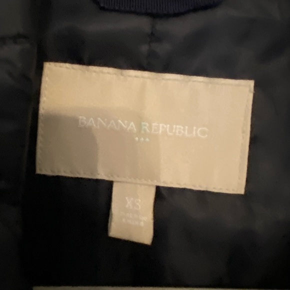 Banana Republic Quilted Jacket - Navy - XS - Picture 3 of 4